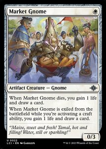 MTG ■白/英語版■ 《市場のノーム/Market Gnome》 イクサラン：失われし洞窟 LCI