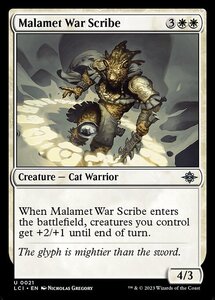 MTG ■白/英語版■ 《マラメトの戦争書記官/Malamet War Scribe》 イクサラン：失われし洞窟 LCI