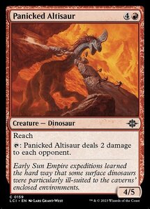 MTG ■赤/英語版■ 《動揺するアルティサウルス/Panicked Altisaur》 イクサラン：失われし洞窟 LCI