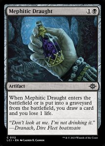 MTG ■黒/英語版■ 《毒気の薬/Mephitic Draught》 イクサラン：失われし洞窟 LCI