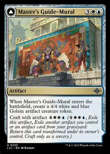 MTG ■金/英語版■ 《主の案内壁画/Master's Guide-Mural》 イクサラン：失われし洞窟 LCI