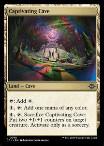 MTG ■土地/英語版■ 《魅惑の洞窟/Captivating Cave》 イクサラン：失われし洞窟 LCI