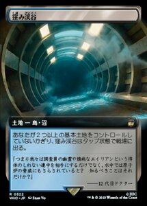 MTG ■土地/日本語版■ 《窪み渓谷/Sunken Hollow》★拡張サージFOIL★ ドクター・フー WHO