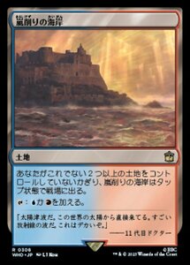 MTG ■土地/日本語版■ 《嵐削りの海岸/Stormcarved Coast》ドクター・フー WHO