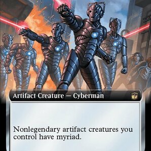 MTG ■無/英語版■ 《サイバーマン軍団/Cybermen Squadron》▲拡張アート▲ ドクター・フー WHOの画像1