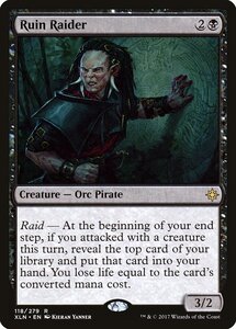 MTG ■黒/英語版■ 《遺跡の略奪者/Ruin Raider》★FOIL★ イクサラン XLN