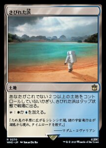 MTG ■土地/日本語版■ 《さびれた浜/Deserted Beach》★FOIL★ ドクター・フー WHO