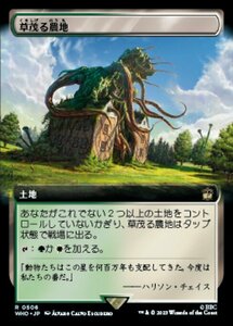 MTG ■土地/日本語版■ 《草茂る農地/Overgrown Farmland》★拡張サージFOIL★ ドクター・フー WHO