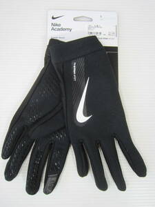  new goods * Nike nike protection against cold heat insulation glove THERMA-FIT L middle thickness soccer Soccer black black touch panel correspondence winter sport training /M