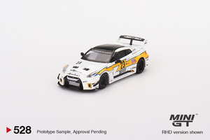 送料220円～ 1/64 MINI GT MGT00528-R LB シルエットワークス GT 日産 35GT-RR バージョン1 LB Racing