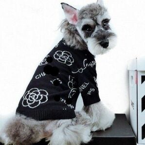 ラスト Sサイズ ペット服 ブラックカラー カーディガン セーター ペットウェア 犬服 ドッグウェア