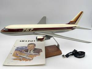 1/100 BOEING 767　★発表当時、極希少モデル★BOEING AIRLINER　冊子★100周年記念品★