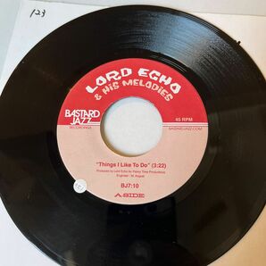 LORD ECHO/THINGS I LIKE TO DO 7inch レコード