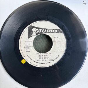 jhon holt / do you love me 7inch レコード studioone rocksteady