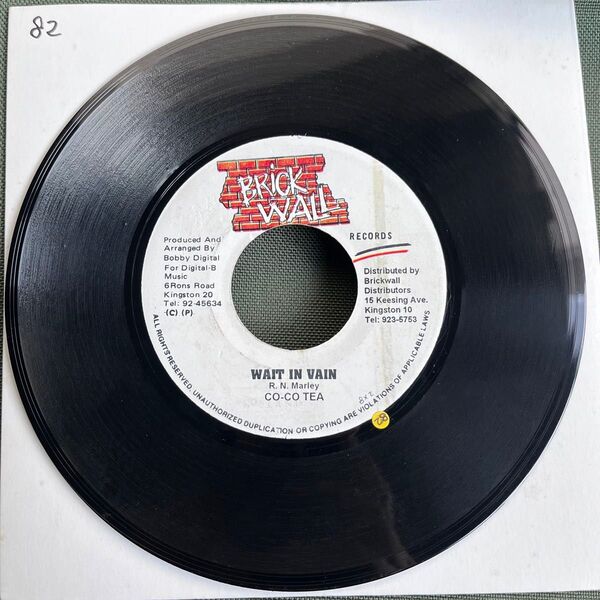 co-co tea/wait in vain 7inch レコード reggea roots
