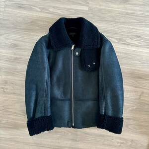 YEEZY SEASON3 KANYE Easy mouton jacket leather blouson 