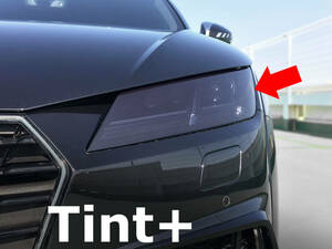 Tint+ many times over ... smoke film Audi TT/TTS 8S series coupe / Roadster head light for mk3