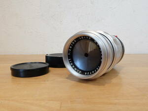 Leica LEITZ WETZLAR ELMARIT 1:2.8/90 レンズ ライカ エルマリート シルバー 中古