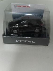 ホンダ 初代 ヴェゼル HONDA VEZEL 2013年式~ LED ライト点灯 キーホルダー プルバックカー ミニカー 非売品 カラーサンプル グレー