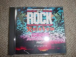 【貴重CD】MONSTERS OF ROCK/RAINBOW,RIOT,SCORPIONS,SAXON....