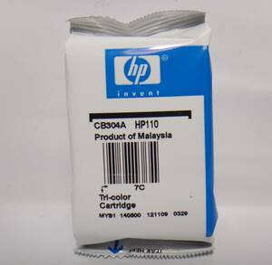 未開封、未使用 送料無料 HP純正 インクカートリッジ CB304A HP110　tri-color（3色カラー) ヒューレットパッカード HP 期限不明ジャンク