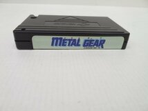 ジャンク MSX2 メタルギア METAL GEAR コナミ カセット レトロゲーム 25120702_画像8