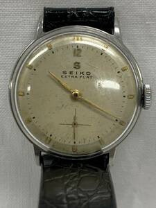 ★SEIKO EXTRA FLAT 13022　スモールセコンド　1955年製 不動品☆彡