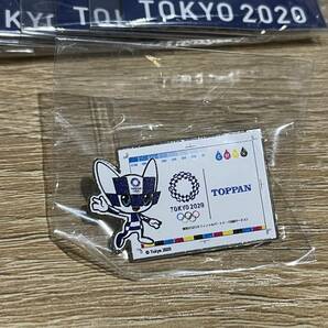 【送料無料】東京2020オリンピック パラリンピック 非売品 アース製薬 ピンバッジ 10個TOPPAN ピンバッジ計11個セットの画像2