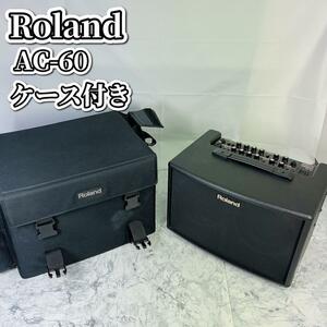 ケース付き　Roland AC-60 ステレオ　モニター　アンプ