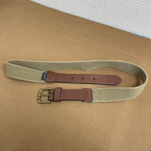 【美品】POLO RALPH LAUREN ベルト ラルフローレン ベルト レザー ゴム トラッド アメトラ