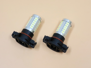 PSX24W LED ホワイト光 ウインカー サイドマーカー ターンシグナル CANBAS キャンセラー 対応 オレンジ光 
