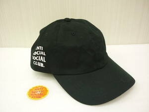 Anti Social Social Club WEIRD CAP アンチ ソーシャル ソーシャルクラブ キャップ 黒 ブラック a