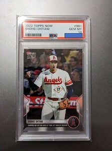 PSA10 大谷翔平 2022 Topps Now #981 シティコネクトユニフォーム エンゼルス Shohei Ohtani WBC MVP ドジャース入団決定