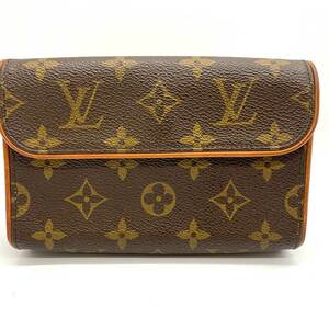  Louis Vuitton bag pochette f Rolland tea n belt bag B+ rank monogram Louis Vuitton M51855 used six . road shop 