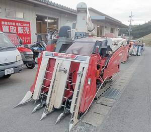 最終セール 福島 Yanmar 4条 Combine GC440 40馬力 787hours 丸Steering デバイダ 倉庫内保管 中古 店頭販売 自社配送 二本松