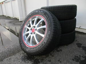 宮城 トーヨータイヤ OBSERVE GIZ2 225/55/17Ｒ 17×7J PCD 100 ホイール 4本セット スタッドレス 店頭販売 農機具市場 岩沼