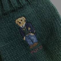 POLO RALPH LAUREN 手袋 定価税込9,790 新品未開封　深緑　ポロラルフローレン　ポロベア　ダークグリーン　男女兼用フリーサイズ　未使用_画像5