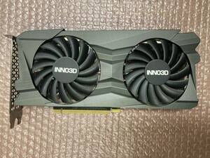 GEFORCE RTX 3060 Ti TWIN X2 OC INNO3D ＠ 中古 グラフィックカード グラボ 動作確認済み ジャンク扱い in38