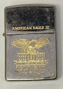 ZIPPO AMERICAN EAGLE Ⅲ WHITEHOUSE オイルライター BUILT 1792 IN THE AGE OF 1st PRESIDENT G.WASHINGTON