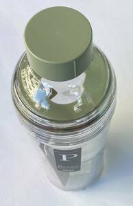 【未使用品】HARIO　ハリオ フィルターインボトル ポータブル スモーキーグリーン 樹脂製 縦横 400ml 茶こし付き