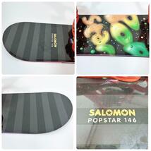 A049 レディーススノーボード4点セット SALOMON FLUX 146cm サロモン POPSTAR ポップスター バインディング ブーツ 24.5cm ケース カバー付_画像2