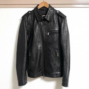 Burberry バーバリー　革 レザージャケット レザー ライダース 革ジャン ライダースジャケット