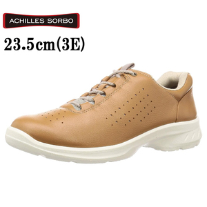 ASC4190 キャメル 23.5cm アキレス ソルボ レディース 靴 ウォーキングシューズ 3E Achilles SORBO 婦人 本革 牛革 レザー
