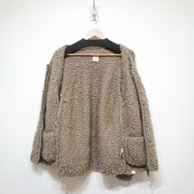 BEDWIN (2) ジップアップ　チャンキーニットカーデ　ZIP UP CHUNKY CARDIGAN　ベドウィン　H12-1　_画像3