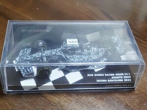 ☆ PMA 1/43 アルファロメオ レーシング オーレン C42 #24 周 冠宇 バロセロナ テスト 2022 limited edition 336 pcs.☆