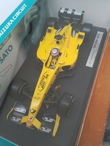 ☆未開封新品！ 鈴鹿サーキット別注品 マテル(ホットウィール)1/18 ジョーダン ホンダ EJ12 日本GP 5位入賞 #10 佐藤琢磨 2002年 ☆_画像2