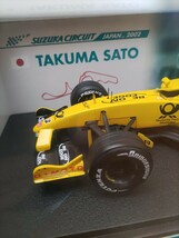 ☆未開封新品！ 鈴鹿サーキット別注品 マテル(ホットウィール)1/18 ジョーダン ホンダ EJ12 日本GP 5位入賞 #10 佐藤琢磨 2002年 ☆_画像3