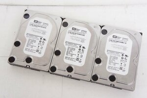 WD ウエスタンデジタル ハードディスク WD5000AAKS*3 計1500GB