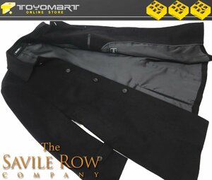 1094●Savile Row サビルロウ●新品 【COLOMBO】 プレミアムスタンダード カシミヤ100% ステンカラーコート　ブラック/M　定価64900円