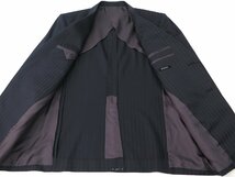 5063●ミッシェルクランオム MICHEL KLEIN HOMME●新品　97280 【背抜き】 シャドーストライプ　セットアップジャケット　ネイビー/XL　定_画像6